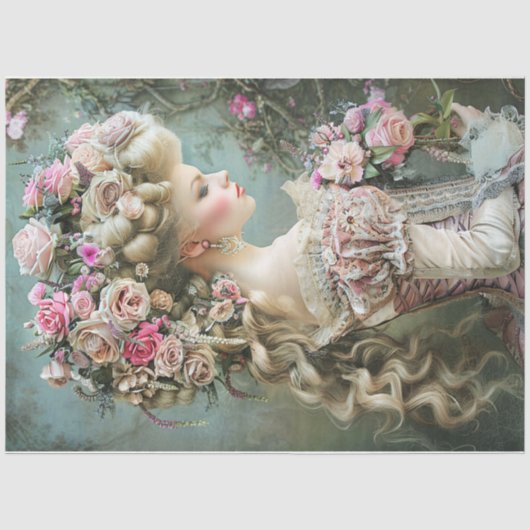 Floral Maiden Tissuepapier (Voorkant)