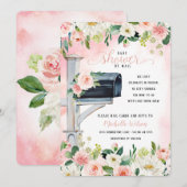 Floral Mailbox Douche per post | social distancing Kaart (Voorkant / Achterkant)