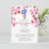 Floral Mailbox Waterverf Vrijgezellenfeest per pos Kaart (Staand voorkant)