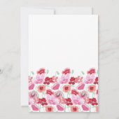 Floral Mailbox Waterverf Vrijgezellenfeest per pos Kaart (Achterkant)