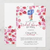 Floral Mailbox Waterverf Vrijgezellenfeest per pos Kaart (Voorkant / Achterkant)