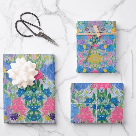 Floral Majesty inpakpapier Vel (Voorkant)