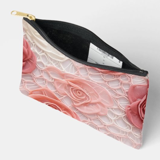 Floral make-up accessoire tas (Open)