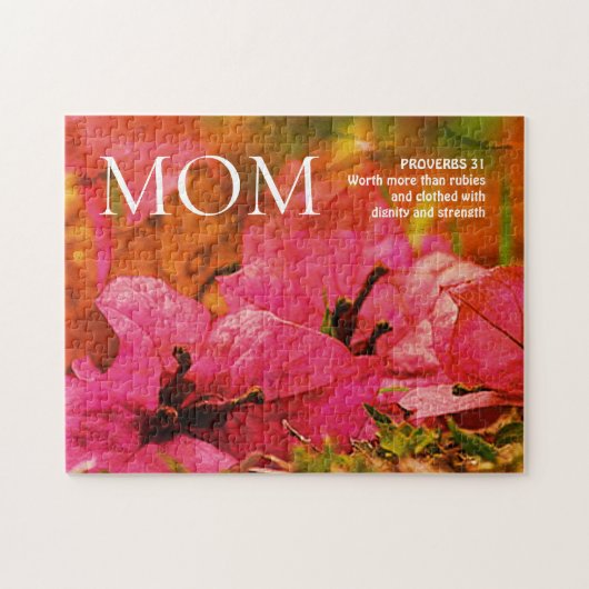  Floral Mam Proverbs 31 Legpuzzel (Horizontaal)