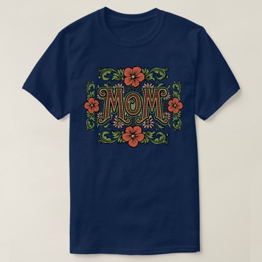 Floral Mam T-shirt (Design voorkant)