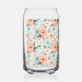 Floral Mama Blikvorm Glas (Achterkant)