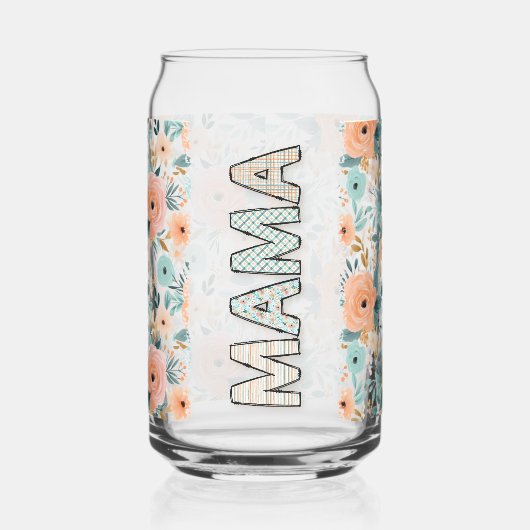 Floral Mama Blikvorm Glas (Links)