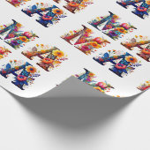 Floral MAMA Cadeaupapier (Hoek)