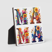 Floral MAMA Fotoplaat (Voorkant)