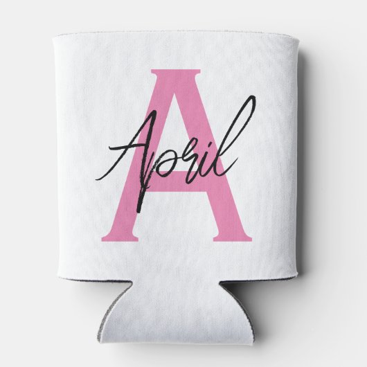 Floral MAMA gepersonaliseerd Blikjeskoeler (Achterkant)