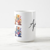 Floral MAMA gepersonaliseerd Koffiemok (Center)