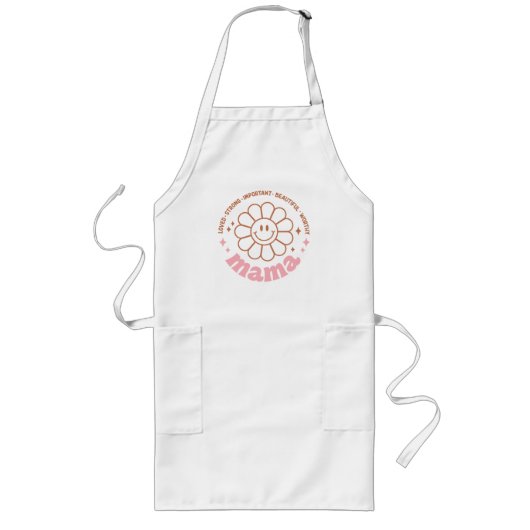 Floral Mama Lang Schort (Voorkant)