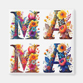 Floral MAMA Magneet (Voorkant)