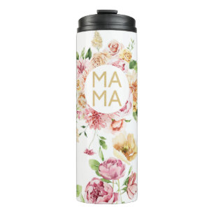 Floral Mama Moederdag Gift Thermosbeker