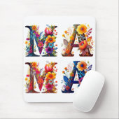 Floral MAMA Muismat (Met muis)