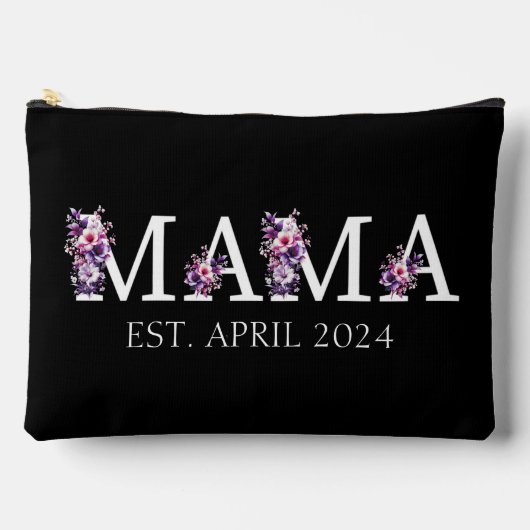 Floral Mama Nieuwe Moeder Tekst Etui (Voorkant)