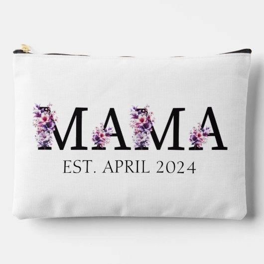 Floral Mama Nieuwe Moeder Tekst Etui (Voorkant)