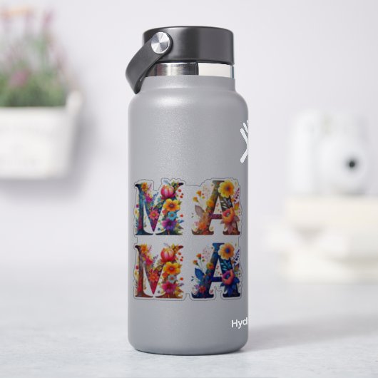 Floral MAMA Sticker (HydroFlask)