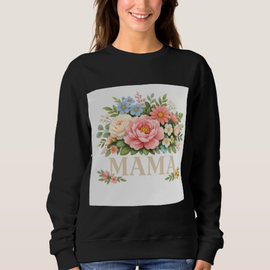 Floral Mama T-shirt  (Voorkant)