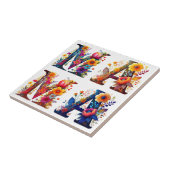 Floral MAMA Tegeltje (Zijkant)