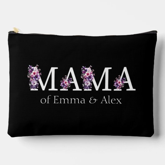 Floral Mama tekst gepersonaliseerde Kinder namen Etui (Voorkant)