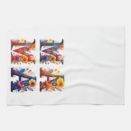 Floral MAMA Theedoek (Horizontaal)