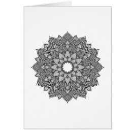 Floral Mandala Adult Coloring