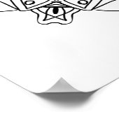 Floral Mandala Adult Coloring Poster (Hoek)