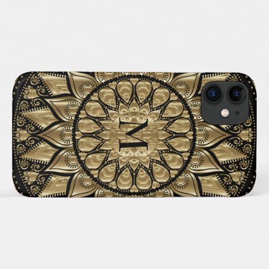 Floral Mandala Case-Mate iPhone Case (Achterkant (horizontaal))
