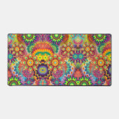 Floral Mandala Collage Psychedelic Bureaumat (Voorkant)