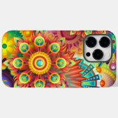 Floral Mandala Collage Psychedelic Case-Mate iPhone Case (Achterkant (horizontaal))