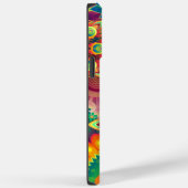 Floral Mandala Collage Psychedelic Case-Mate iPhone Case (Achterkant / Rechts)