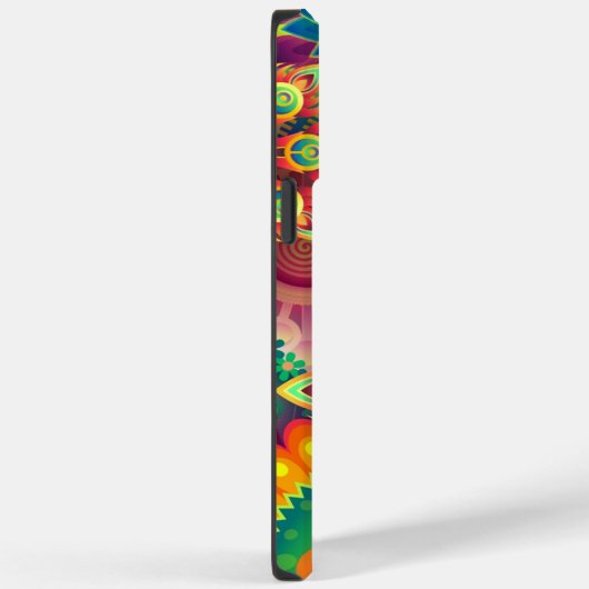 Floral Mandala Collage Psychedelic Case-Mate iPhone Case (Achterkant / Rechts)