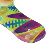 Floral Mandala Collage Psychedelic Snijplank (Hoek)