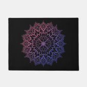 Floral Mandala Flower Yoga Deurmat (Voorkant)
