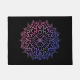 Floral Mandala Flower Yoga Deurmat