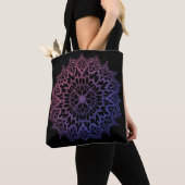 Floral Mandala Flower Yoga Tote Bag (Dichtbij)