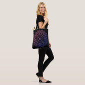Floral Mandala Flower Yoga Tote Bag (Op model)