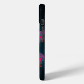 Floral Mandala Flowers Oranje Red Blue Abstract Case-Mate iPhone Case (Achterkant / Links)