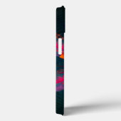 Floral Mandala Flowers Oranje Red Blue Abstract Case-Mate iPhone Case (Achterkant / Rechts)