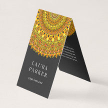 Floral Mandala in Oranje en gele tongen