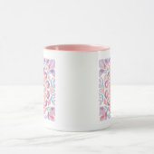 Floral Mandala Lavender Mok (Midden)