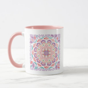 Floral Mandala Lavender Mok