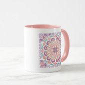 Floral Mandala Lavender Mok (Voorkant rechts)