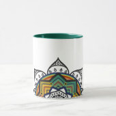 Floral mandala mok (Midden)