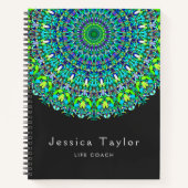 Floral  Mandala Notitieboek (Voorkant)