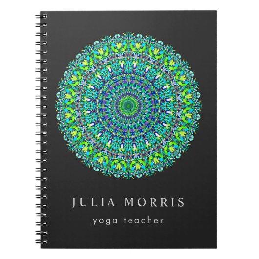 Floral  Mandala Notitieboek (Voorkant)