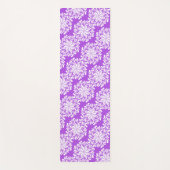 Floral Mandala Paarse Yogamat (Voorkant)