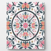 Floral Mandala Pattern Design. sierkunst Fotoplaat (Voorkant)
