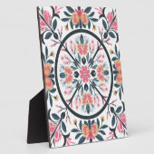 Floral Mandala Pattern Design. sierkunst Fotoplaat (Zijkant)